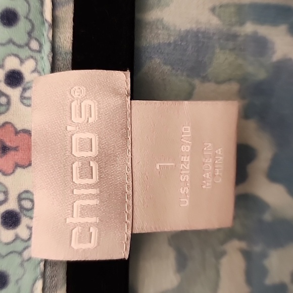 Chico’s cool pullover tunic sz 1(8-10) - Picture 2 of 9